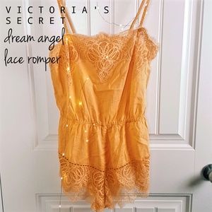 Victoria's Secret Dream Angels Lace Romper Pajamas